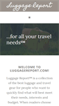 Mobile Screenshot of luggagereport.com